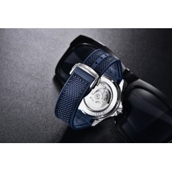 PAGANI DESIGN - mechanical watch - stainless steel - waterproof - nylon strap - whiteWatches