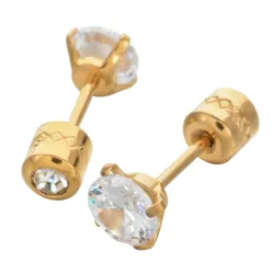 Small stud earrings with crystalEarrings