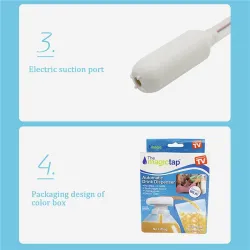 Automatic water / milk / juice dispenser - magic tapWater filters