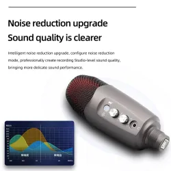 Professional condenser microphone - with headphone output - USBMicrophones