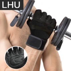 Professional fitness gloves - half-finger - honeycomb designEquipment