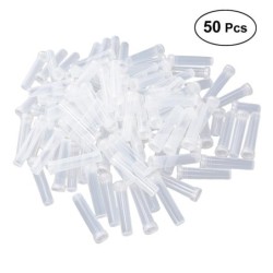 Transparent plastic tubes - mini flower holder - water container - 50 piecesGarden