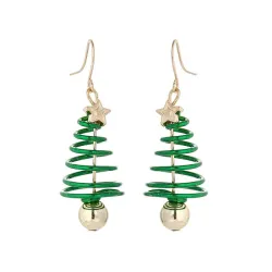 Christmas motifs earrings - snowflake - Santa Claus - Christmas treeEarrings