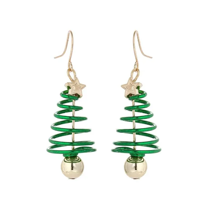 Christmas motifs earrings - snowflake - Santa Claus - Christmas treeEarrings