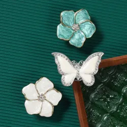 Decorative furniture handles - knobs - butterflies - flowersFurniture