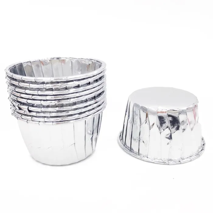 Cupcakes wrappers - baking molds - aluminum foil - 50 piecesBakeware