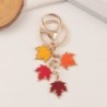 Colorful maple leaves pendant - keychainKeyrings