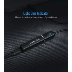 Ugreen - 4.2 for TV headphones PC APTX 3.5mm Aux - Bluetooth 5.0 - adapter - transmitterAudio