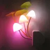 LED night light - wall plug - colorful mushrooms / lotus flowerLights & lighting