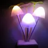LED night light - wall plug - colorful mushrooms / lotus flowerLights & lighting