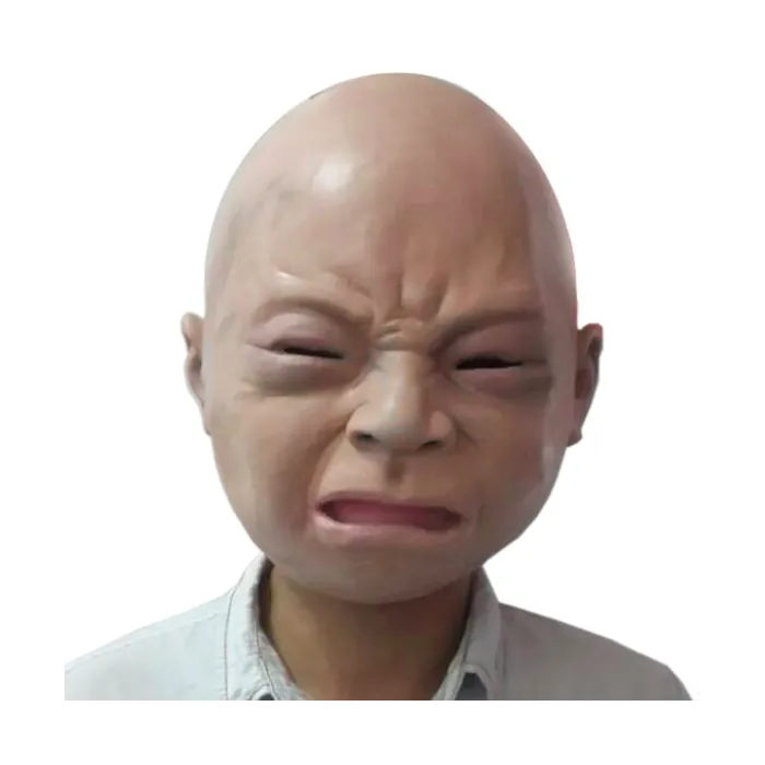Creepy crying baby - halloween mask - latexMasks