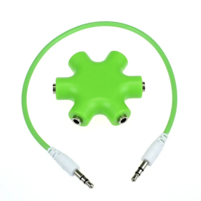 3.5mm jack audio splitter - 1 to 5Cables