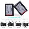 2000mAh NP-FW50 NP FW50 camera battery - LCD USB dual charger - for Sony Alpha a6500 a6300 a6000 - 2 piecesBattery & Chargers