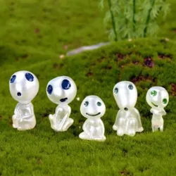 Luminous tree spirits - mini ghosts - garden decoration - blue - 10 piecesSolar lighting