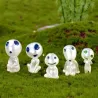 Luminous tree spirits - mini ghosts - garden decoration - blue - 10 piecesSolar lighting