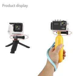 Tripod mount adapter - knob - long thumb screw - for GoProMounts