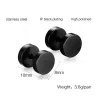 Round dumbbell - stainless steel earringsEarrings