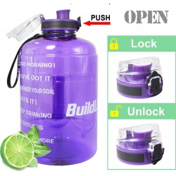 Water bottle - with time markings - water drinking motivation - filter net - fruit infusion - BPA freeWater bottles