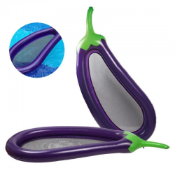 Inflatable eggplant - pool floatSwimming