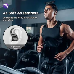 TWS VV2 - Bluetooth earphones - ear hook - with microphone / charging box / LED displayEar- & Headphones