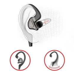 TWS VV2 - Bluetooth earphones - ear hook - with microphone / charging box / LED displayEar- & Headphones