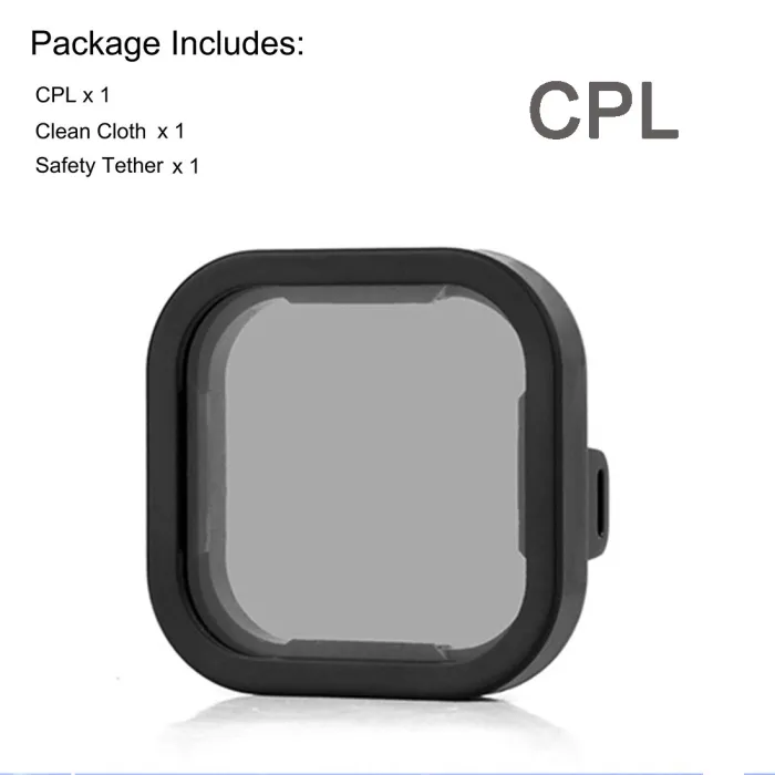 CPL ND8 ND16 ND32 ND - lens filter kit - for GoPro Hero 11 10 9 BlackLenses & filters