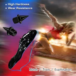 Hard steel track / cross country spikes - with spike wrench - for sports shoes - 20 piecesSport & Outdoor