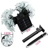 Solar light - LED string - garland - Christmas decoration - flowersLED strips