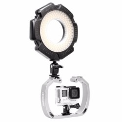 Underwater aluminum selfie monopod - mount - double-arm holder - for GoPro CamerasMounts