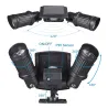 LED solar lamp - PIR motion sensor - dual head spotlight - waterproof wall lightSolar lighting