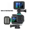 Waterproof case with filters for GoPro Hero 9 - 10 - 11 - 12 - protective HousingLenses & filters