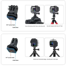 Waterproof case with filters for GoPro Hero 9 - 10 - 11 - 12 - protective HousingLenses & filters