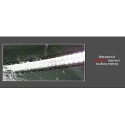 12V - 18W - LED work light for motorcycle - boat - car 4x4 - SUV - ATV - spot / flood lamp - 2 piecesLED light bar