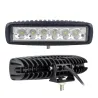 12V - 18W - LED work light for motorcycle - boat - car 4x4 - SUV - ATV - spot / flood lamp - 2 piecesLED light bar
