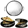 5 in 1 photography reflector - collapsible round disc - with bag - 60cmCamera