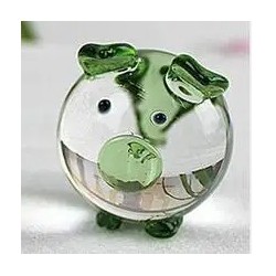 Colorful crystal piggy - figurineStatues & Sculptures