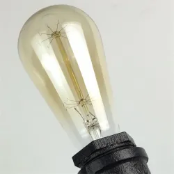 American industrial pipe - iron wall lampWall lights