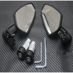 Universal aluminum motorcycle bar-end mirrorsMirrors