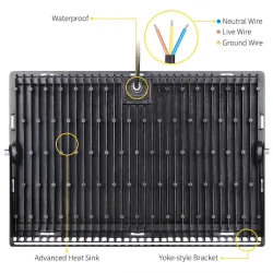 LED flood-light - reflector - ultra thin - IP65 waterproof - 150W - 200W - 500W - 110V / 220VFloodlights