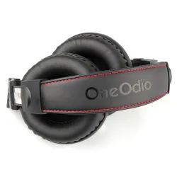 Professional DJ studio headphones - wired stereo headset - with microphoneEar- & Headphones