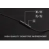Professional DJ studio headphones - wired stereo headset - with microphoneEar- & Headphones