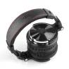 Professional DJ studio headphones - wired stereo headset - with microphoneEar- & Headphones