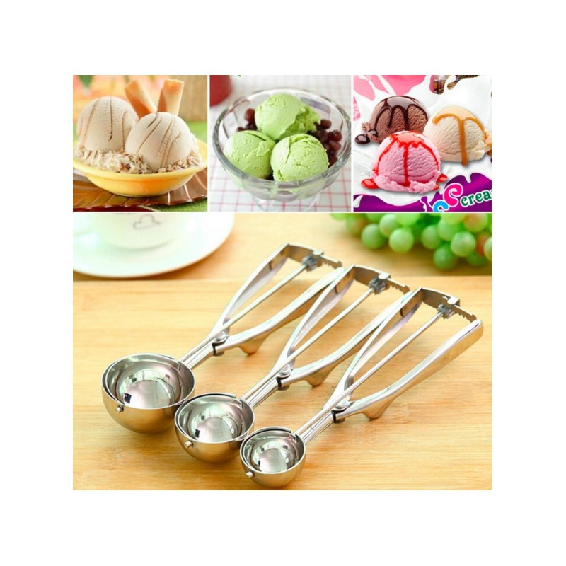 Ice cream / mash potato scoop - stainless steel spoonTools