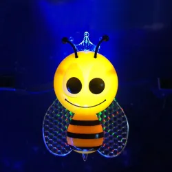 LED night light - wall plug - with sensor - cartoon beeLights & lighting