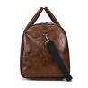 Leather travel / sports bag - shoulder strap - large capacityBags