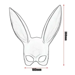 Face mask with rabbit ears - Halloween / masqueradesMasks