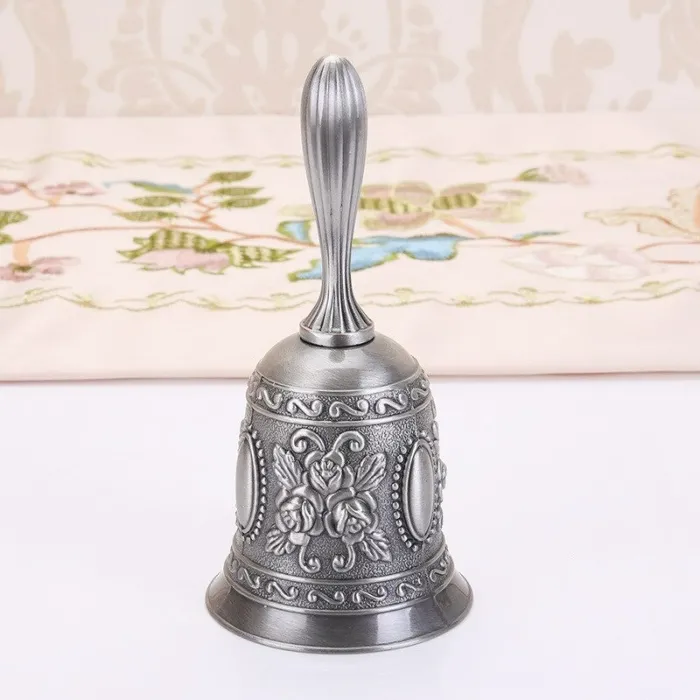 Vintage hand call bell - with classical floral designFestive & Party