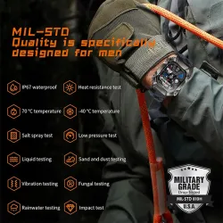 KR80 Smartwatch - Android/IOS - fitness tracker - heart monitor - IP67 - activity trackerSmart-Wear