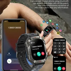 KR80 Smartwatch - Android/IOS - fitness tracker - heart monitor - IP67 - activity trackerSmart-Wear