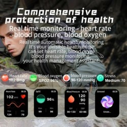 KR80 Smartwatch - Android/IOS - fitness tracker - heart monitor - IP67 - activity trackerSmart-Wear